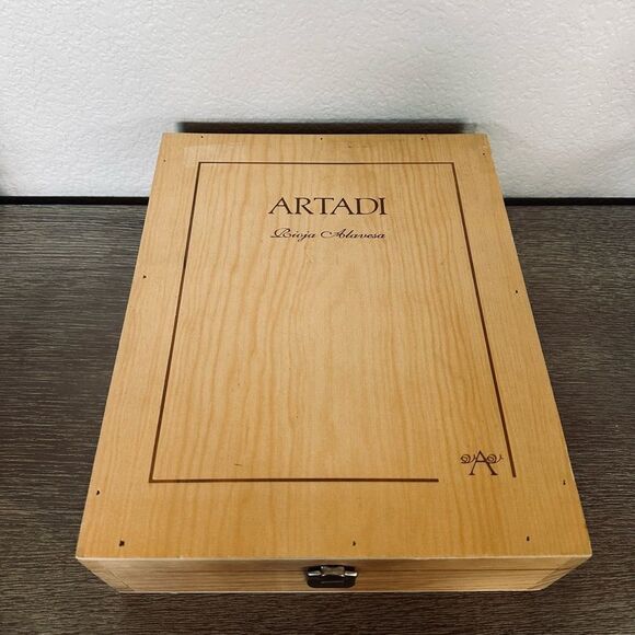 Artadi Natural Wood Wooden Wine Storage Box - Picture 2 of 7